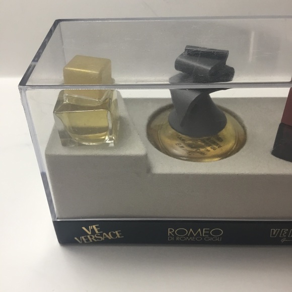 Gianfranco Ferre Moschino Versace Romeo De Gigli Miniatures Set - Picture 3 of 15